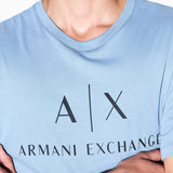 Armani Exchange Slim Fit Jersey T-Shirt 8NZTCJ Z9H4Z9 - Faded Denim Blue