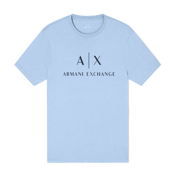 Armani Exchange Slim Fit Jersey T-Shirt 8NZTCJ Z9H4Z9 - Faded Denim Blue