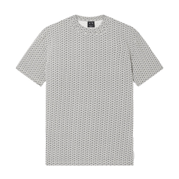 Armani Exchange XM001798_AF10356 AX All Over Print T-shirt - Beige