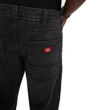 Dickies 954 Relaxed Straight Work Jeans - Black Wash Faded DK0A882AL241