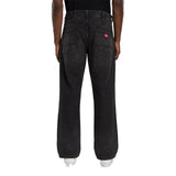 Dickies 954 Relaxed Straight Work Jeans - Black Wash Faded DK0A882AL241