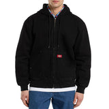 Dickies Hilham Hooded Lined Denim Jacket - Black