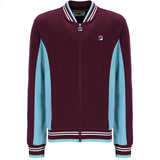 Fila Vintage Settanta Baseball Track Jacket - Fig/Milky Blue/Gardenia