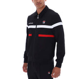 FIla Vintage Black Alex Italia 1911 Cut And Sew Jacket - Black