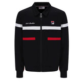 FIla Vintage Black Alex Italia 1911 Cut And Sew Jacket - Black