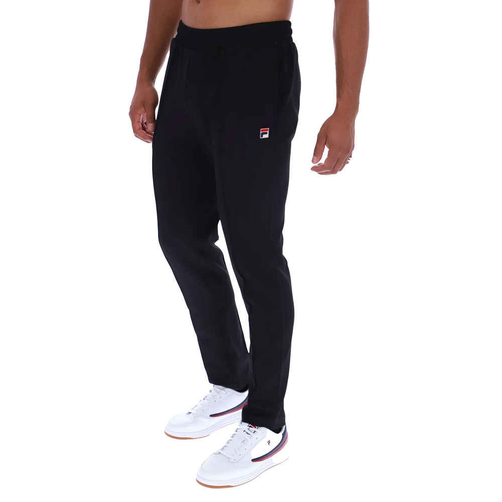 Fila Vintage Molveno Pin Tuck Slim Leg Pant Track Joggers - Black