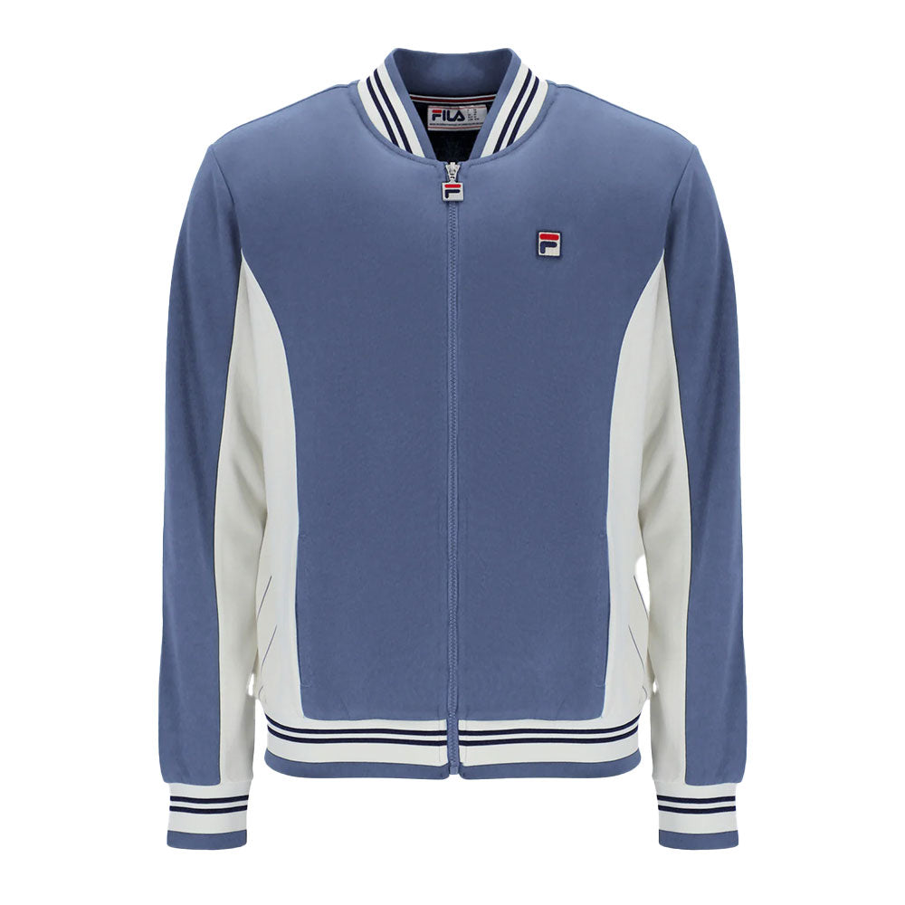Fila Vintage Settanta Baseball Track Jacket - Indigo /Gardenia/Navy