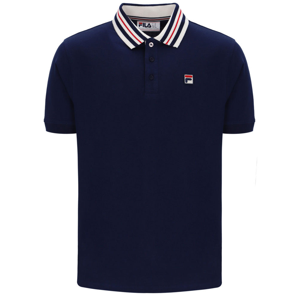 Fila Vintage Achille Polo Shirt - Fila navy