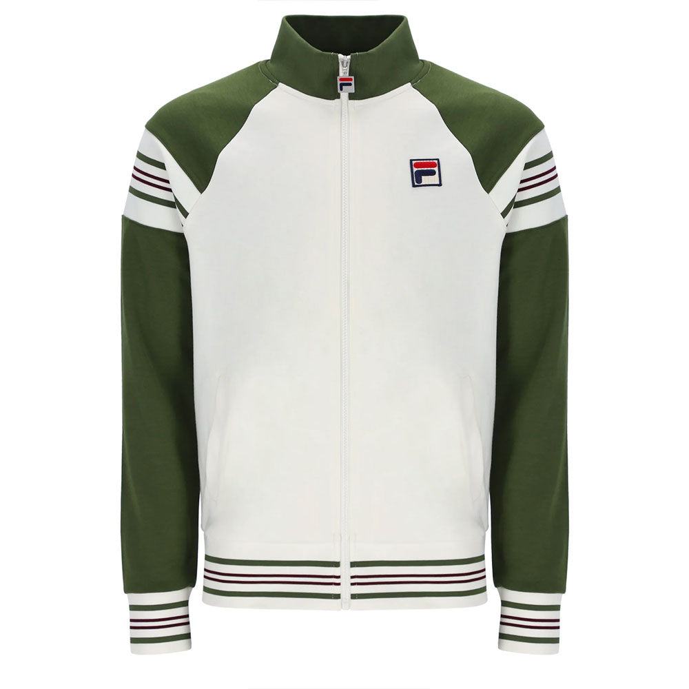 Fila Vintage Ferrara Track Jacket Chive/Gardenia/Windsor Wine