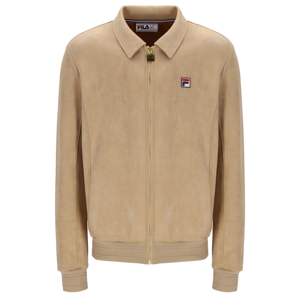 Fila Vintage Francesco Retro Suede Jacket - Classic Beige