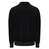 Fila Vintage Malakai Zip Up Velour Track Top - Black