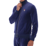 Fila Vintage Nero 2 Velour Track Jacket - Fila Navy