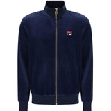 Fila Vintage Nero 2 Velour Track Jacket - Fila Navy