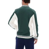 Fila Vintage Settanta MK1 Baseball Track Jacket - Pine Needle Green / Gardenia / Black