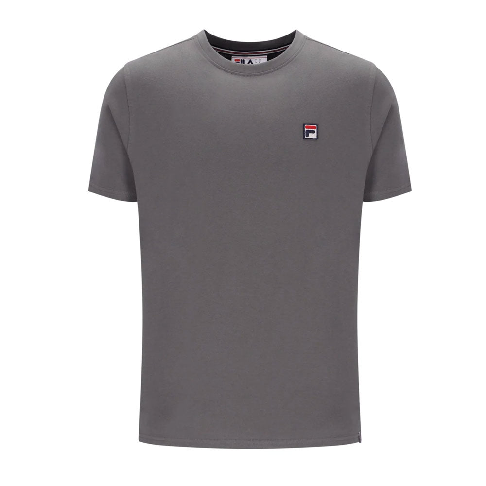 Fila Vintage Sunny 2 Essential T-Shirt Narrow Collar Rib - Gunmetal Grey