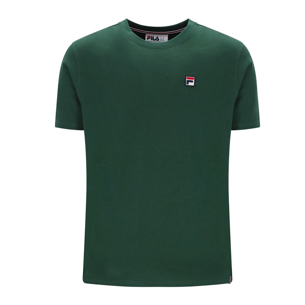 Fila Vintage Sunny 2 Essential T-Shirt Narrow Collar Rib - Pine Needle Green