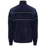 Fila Vintage Vittorio Velour Track Top - Navy / Gardenia