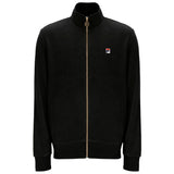 Fila Vintage Nero Velour Track Jacket - Black