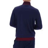 FILA Zayn Lenticular Track Top - Peacoat Navy / Fila Red