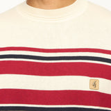 Gabicci Vintage Liam Knitted Crew Neck Sweater V55GM19 - Cream