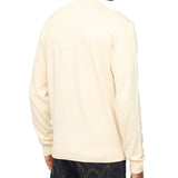 Gabicci Vintage Liam Knitted Crew Neck Sweater V55GM19 - Cream
