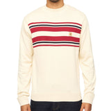 Gabicci Vintage Liam Knitted Crew Neck Sweater V55GM19 - Cream