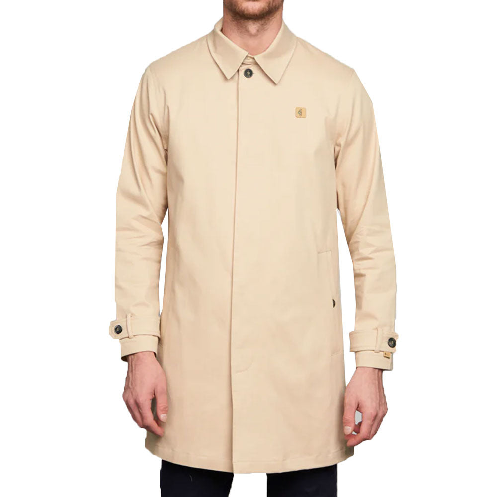 Gabicci Vintage Mens Houghton Twill Mac Jacket Cream oatmeal V00GJ12