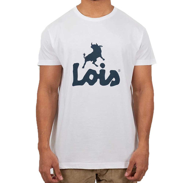 Lois Jeans New Baco Logo Classic T-Shirt - White