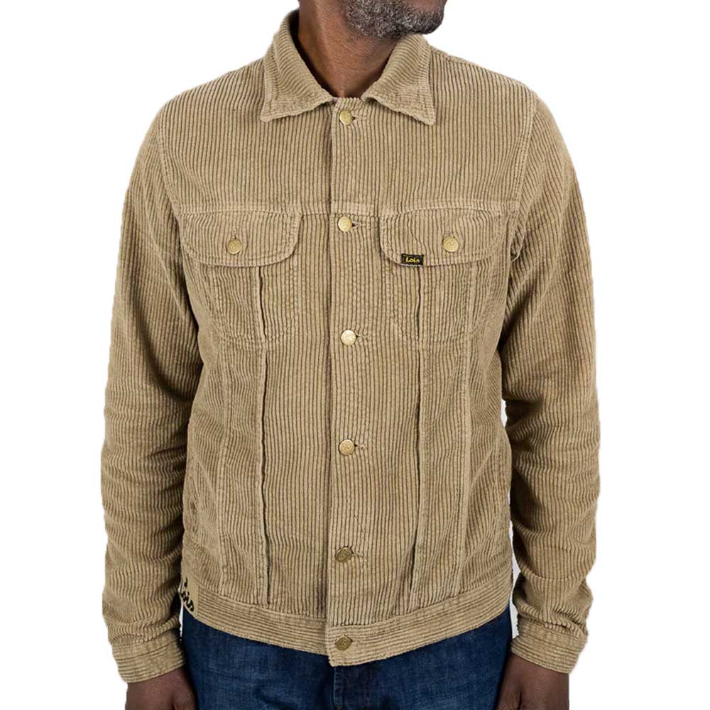 Lois Jeans Tejana Trucker Jacket Jumbo Cord - Dark Sand