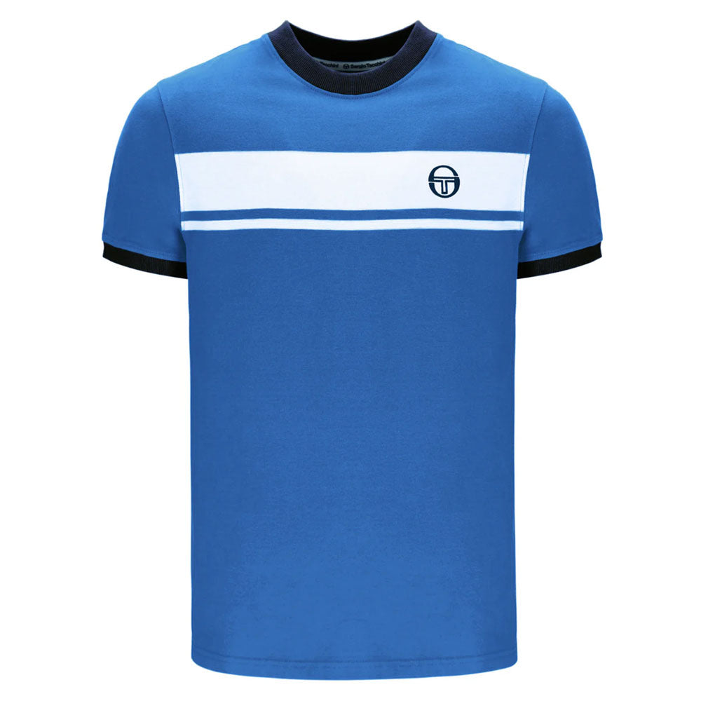 Sergio Tacchini Master T-Shirt - Directoire Blue/White/Maritime Blue