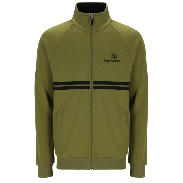 Sergio Tacchini New Dallas Track Top - Avocado/ Black