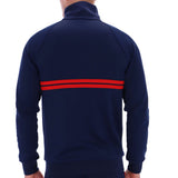 Sergio Tacchini New Dallas Track Jacket - Maritime Blue/White/Adrenaline Rush