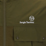Sergio Tacchini Calisti Hooded Jacket - Dark Olive