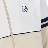 Sergio Tacchini Orion Track Jacket - Gardenia/Sandshell/Maritime Blue