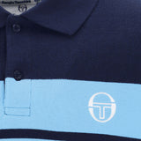 Sergio Tacchini Young Line Polo shirt - Maritime Blue/Baltic Sea