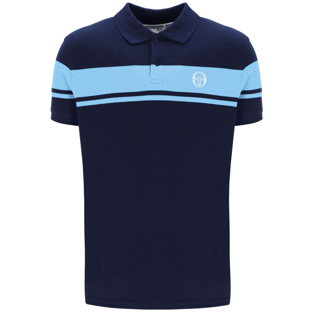 Sergio Tacchini Young Line Polo shirt - Maritime Blue/Baltic Sea