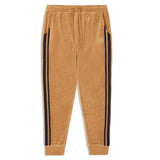Sergio Tacchini Damarindo Velour Track Top - Almond Tan / Maritime Blue