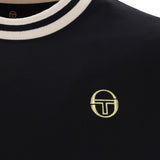 Sergio Tacchini Rainer SS T-Shirt - Black/Peyote