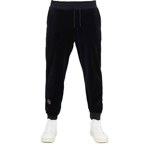 Sergio Tacchini Court Velour Track Joggers - Black