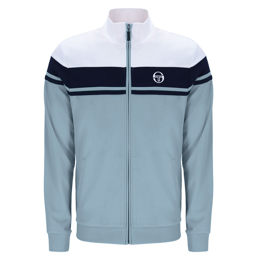 Sergio Tacchini Damarindo Track Jacket - White/Maritime Blue/Lead Grey