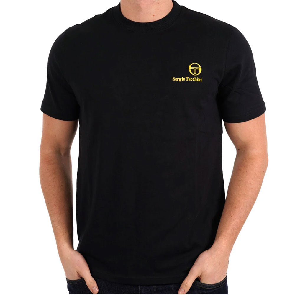 Sergio Tacchini Felton T-shirt - Black/Gold