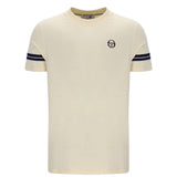 Sergio Tacchini Grello Crew T-Shirt - Sandshell/Maritime Blue