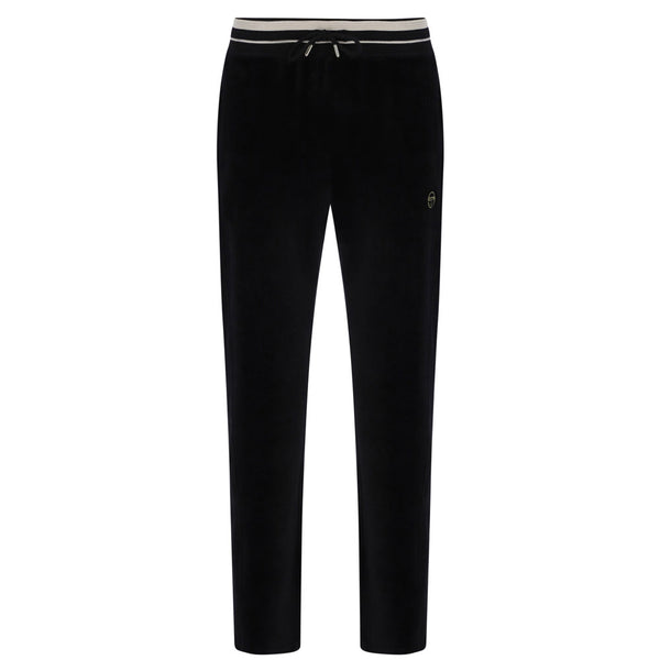 Sergio Tacchini Lazzari Velour Track Pant Joggers - Black