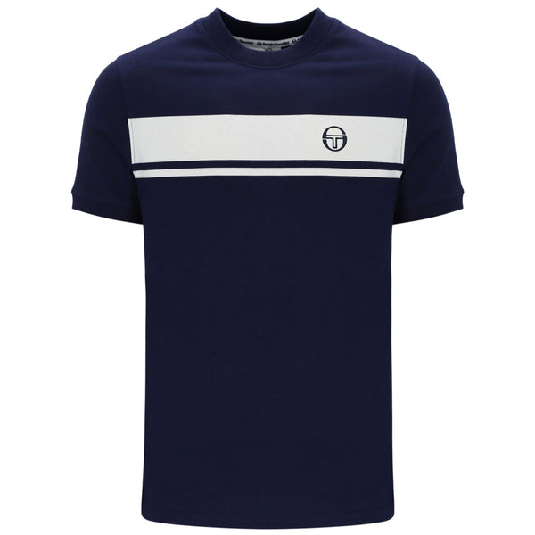 Sergio Tacchini Master T-Shirt - Navy/White Tonal