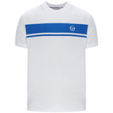 Sergio Tacchini Master T-Shirt - White/Princess Blue