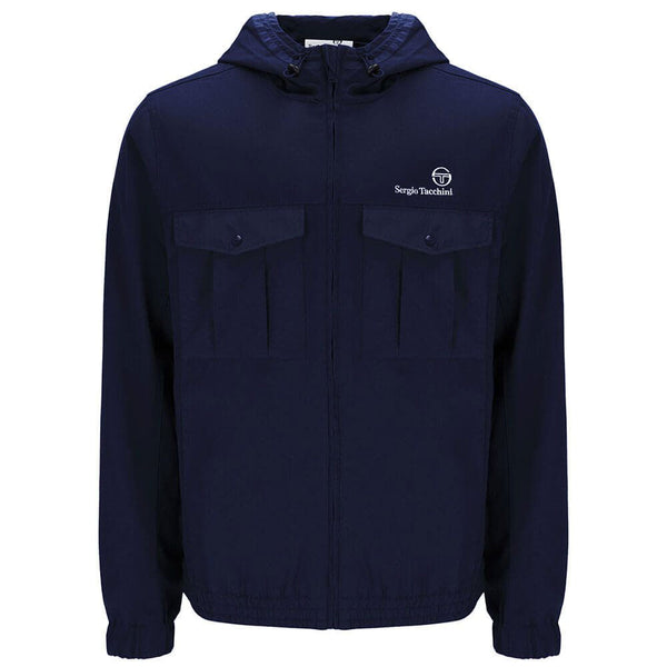 Sergio Tacchini Mens Dario Hooded Jacket - Maritime Blue