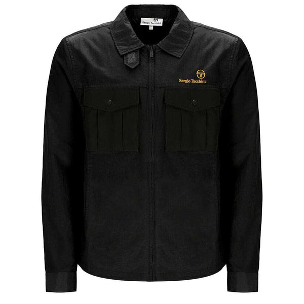 Sergio Tacchini Mens Luciano Shacket - Black