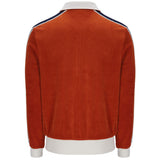 Sergio Tacchini Monte Velour Track Jacket - Rooibos Tea/Gardenia