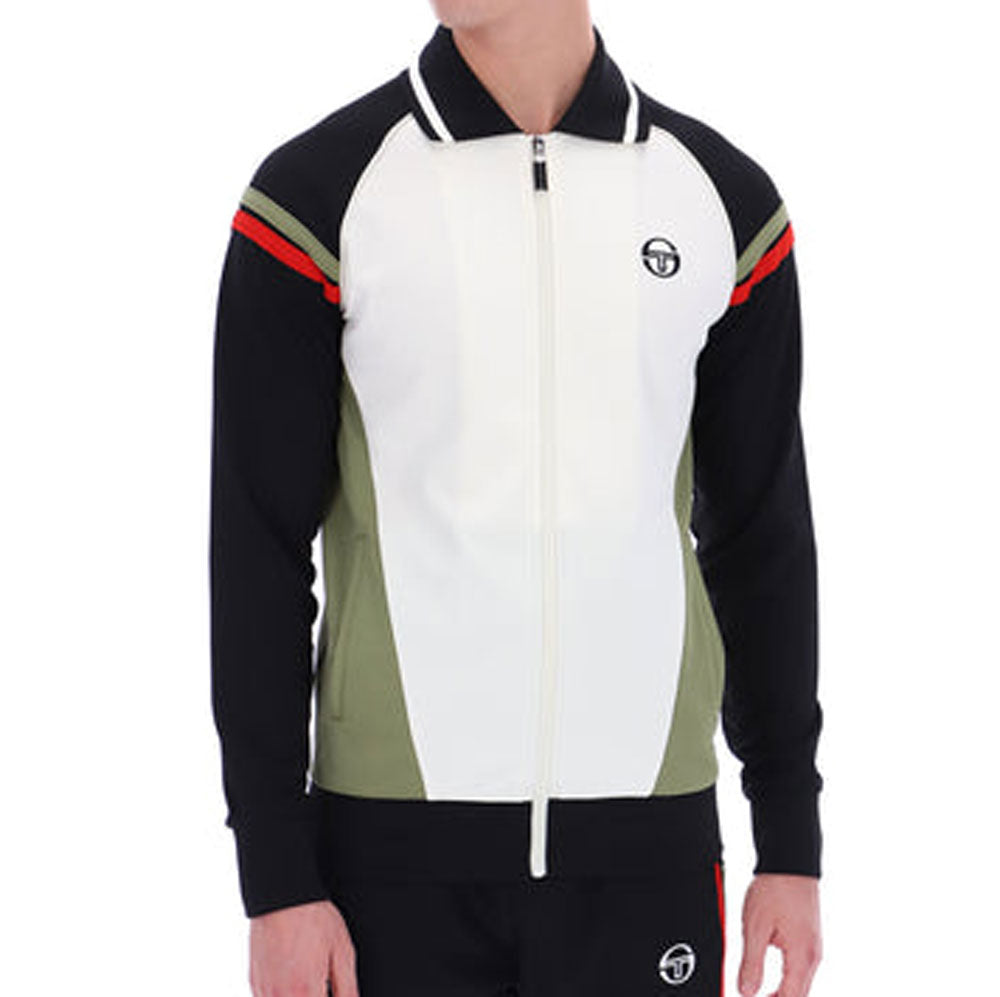 Black sergio tacchini track top deals