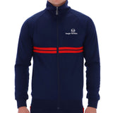 Sergio Tacchini New Dallas Track Jacket - Maritime Blue/White/Adrenaline Rush